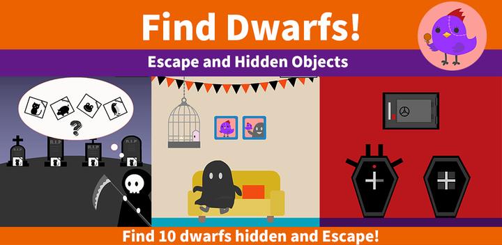 Banner of room escape Find Dwarfs!2 Halloween 