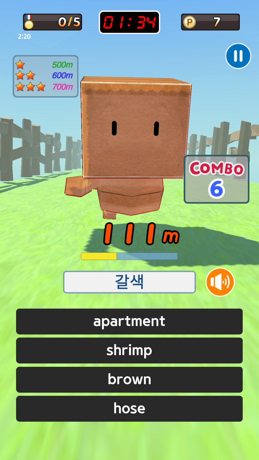 Скриншот игры EnglishRun - English Word Game