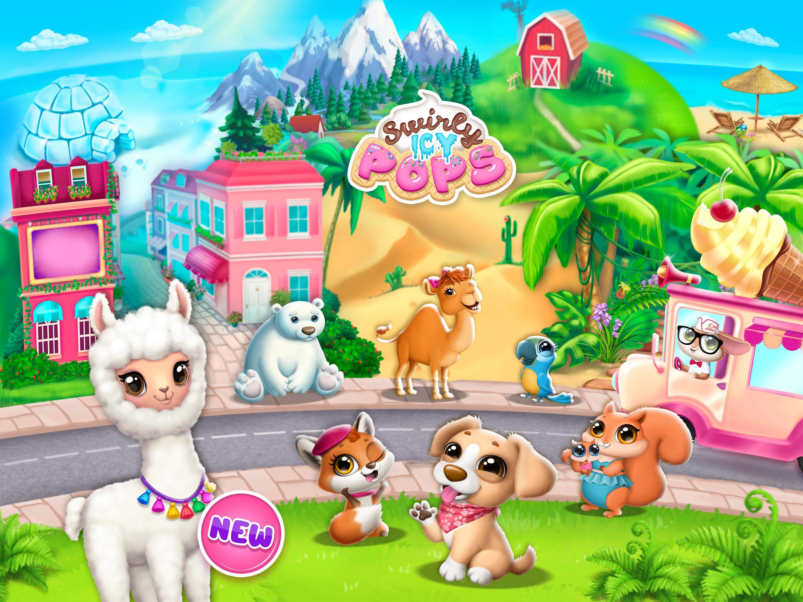 Swirly Icy Pops Game Screenshot