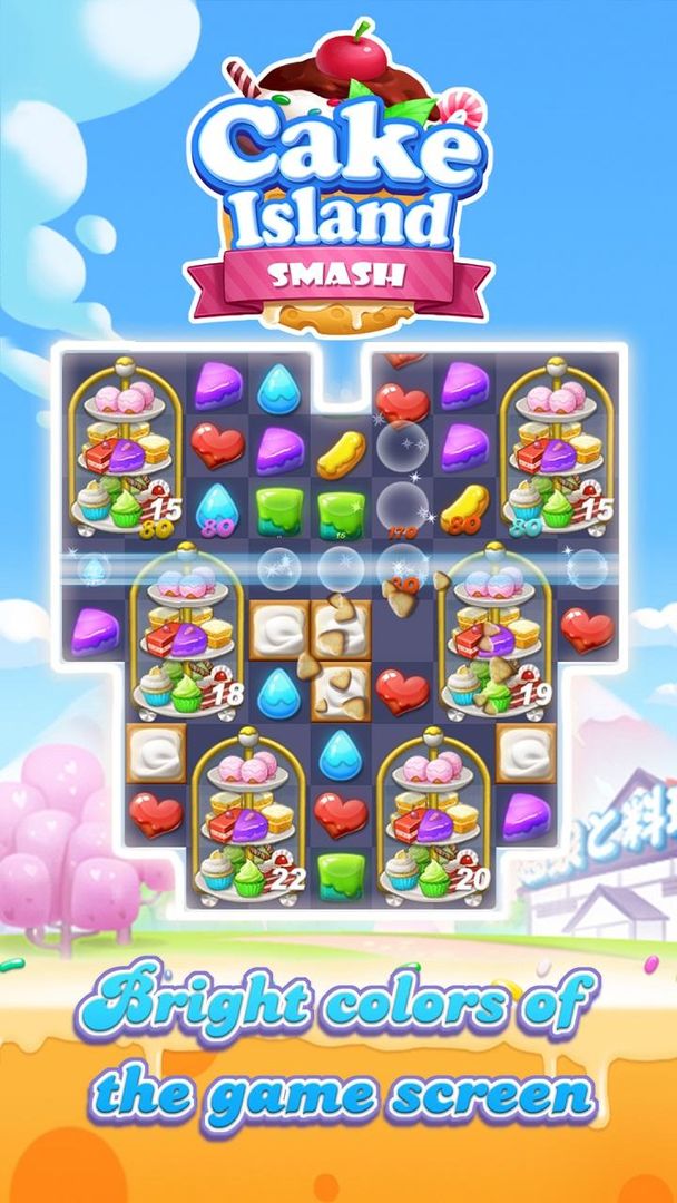 Cake Island Smash screenshot game