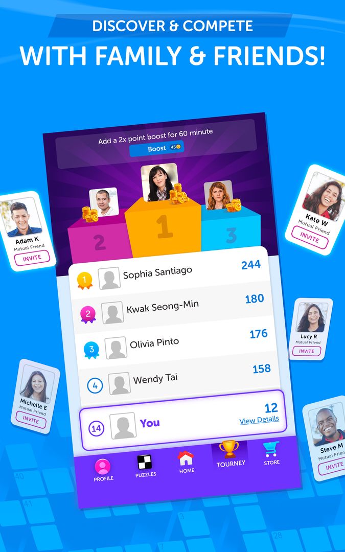 Crosswords With Friends screenshot game