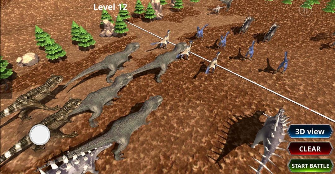 Screenshot of Jurassic Epic Dinosaur Battle