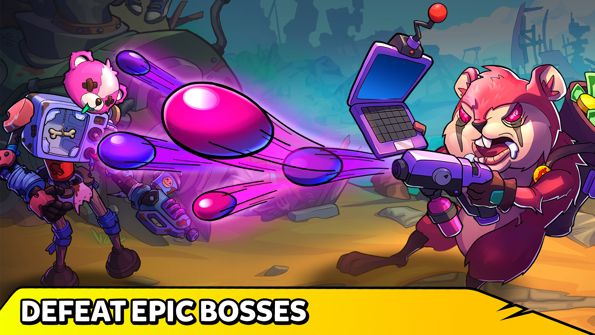 Junkineering: Robot Wars RPG Game Screenshot