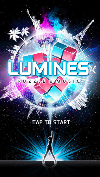 LUMINES PUZZLE & MUSIC 게임 스크린샷
