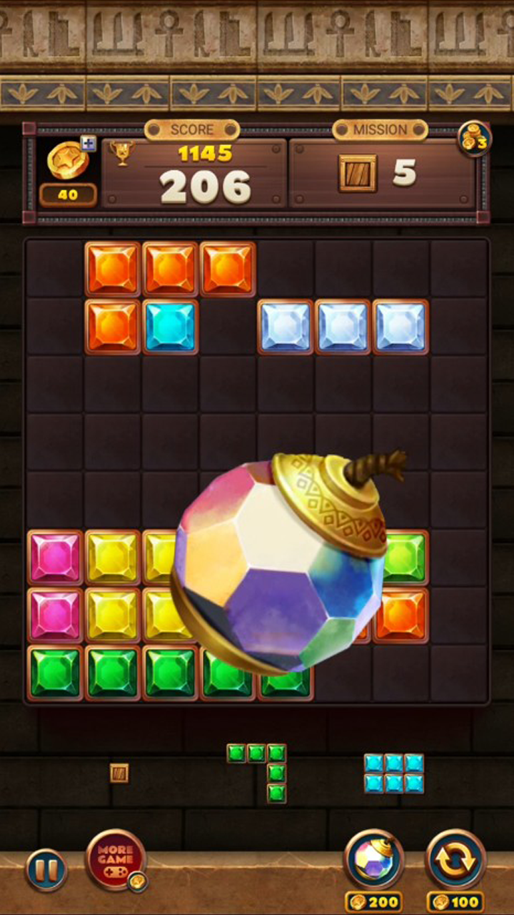 Jewels Block Puzzle Master Game Screenshot