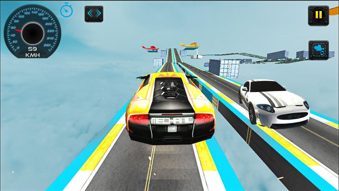 Screenshot of Impossible Car Driving