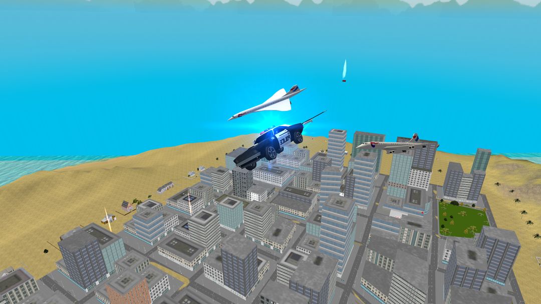 Flying Police Car: San Andreas ภาพหน้าจอเกม