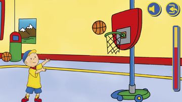 A Day with Caillou Game Screenshot