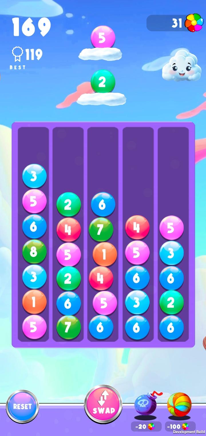 IQ Ball : Sort By Colour Game Screenshot