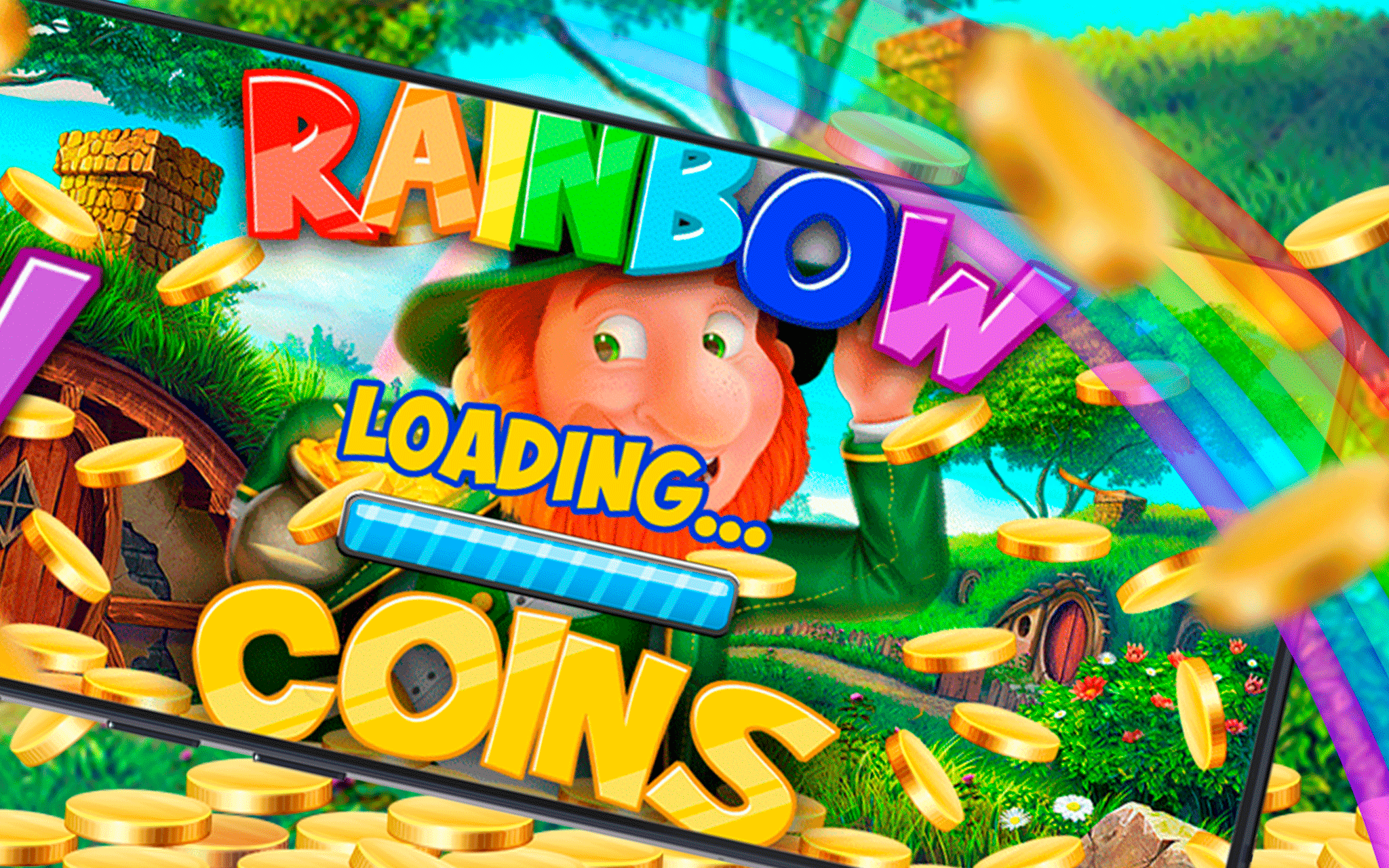 Скриншот игры Rainbow Coins