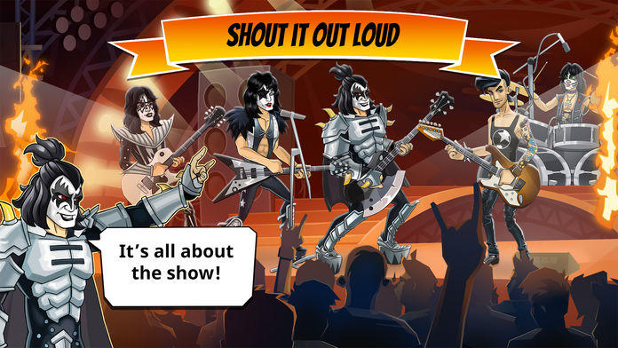KISS Rock City - Be A Rockstar Game Screenshot