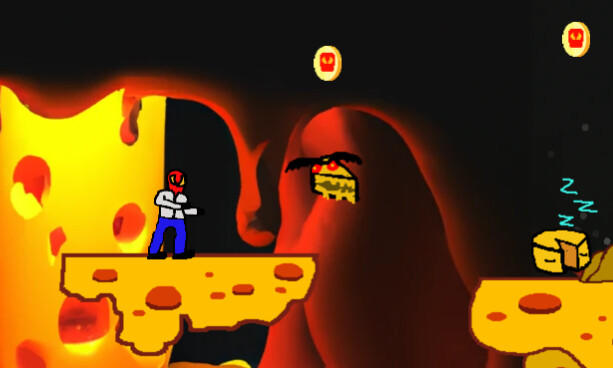 Screenshot 1 of Spider-Guy: Trapped in the Cheese Place 