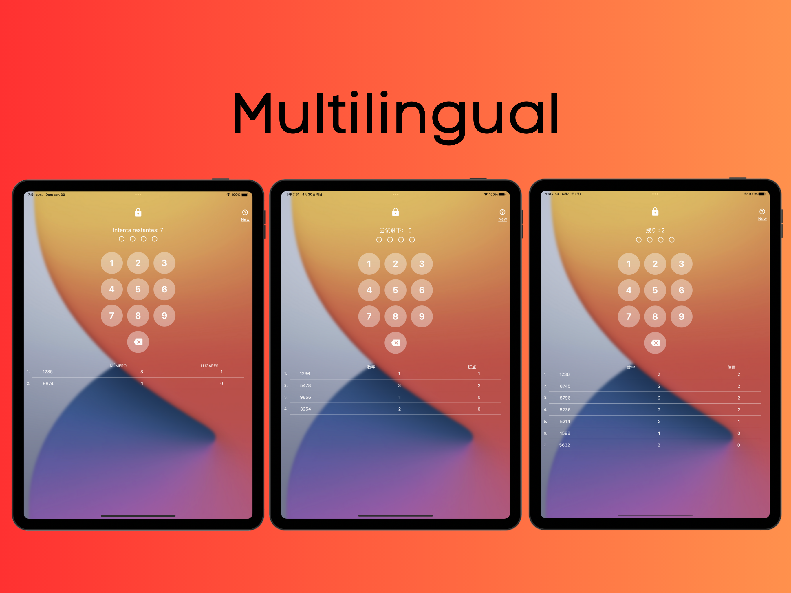 Screenshot of Passcode Hacking Game : Hacker