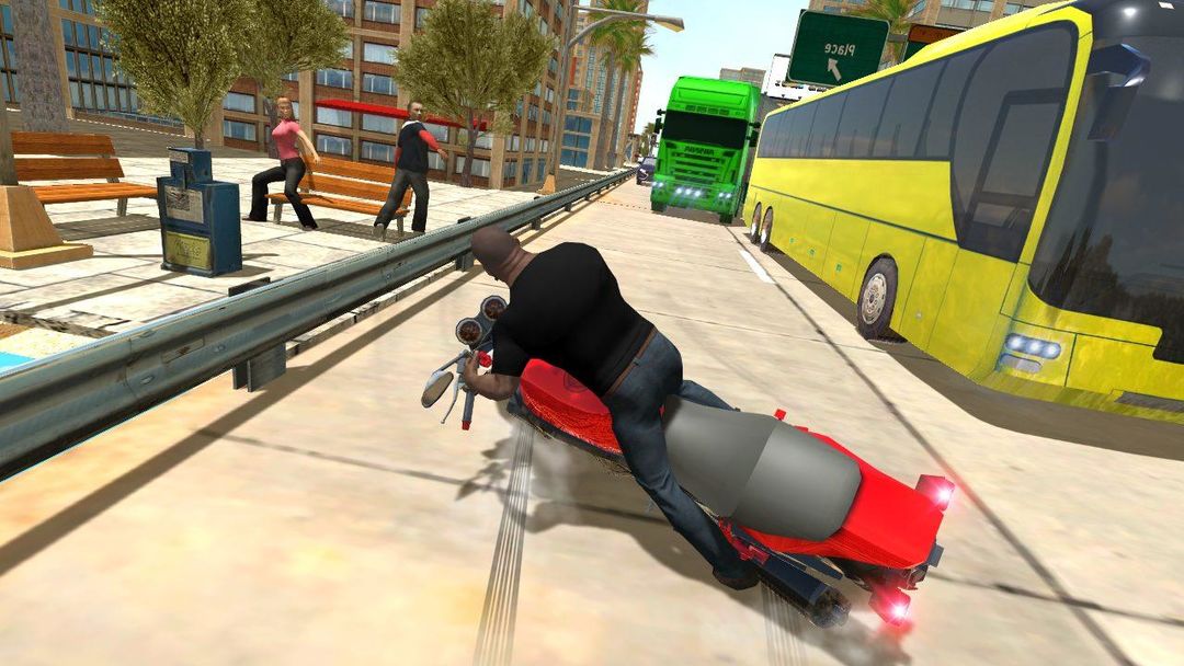 City Traffic Moto Racing screenshot game