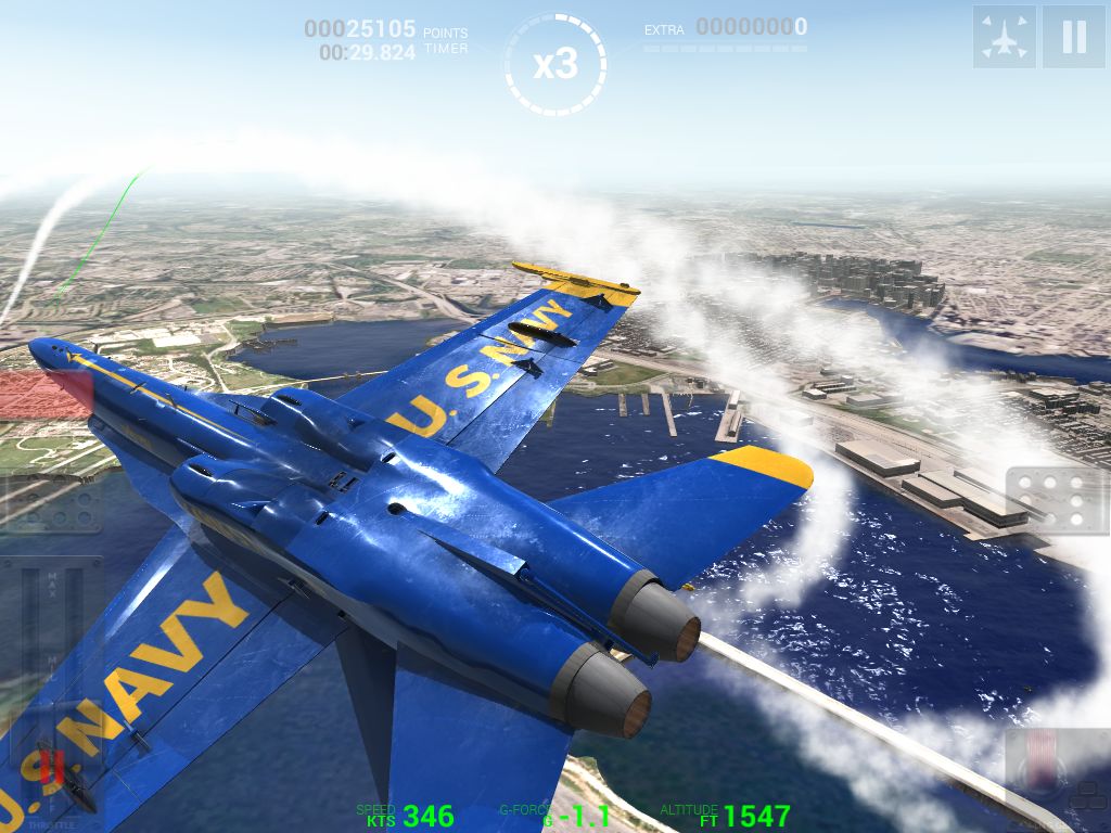 Blue Angels: Aerobatic Flight  screenshot game