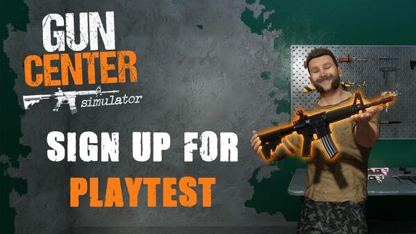 Screenshot of the video of Gun Center Simulator