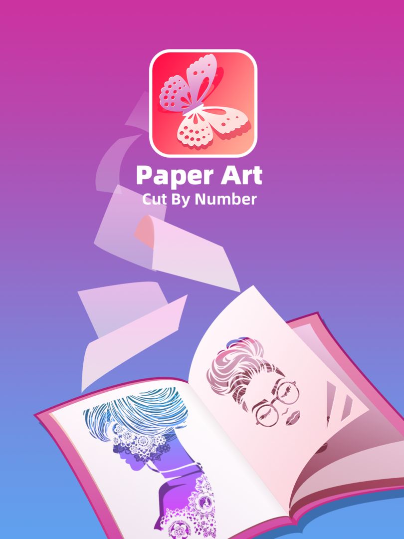 Screenshot of Paper Art: Unique 2D/3D Paper Carving by Number