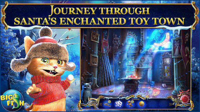 Screenshot 1 of Рождественские истории: Кот в сапогах - Волшебная игра в жанре "поиск предметов" (полная версия) 