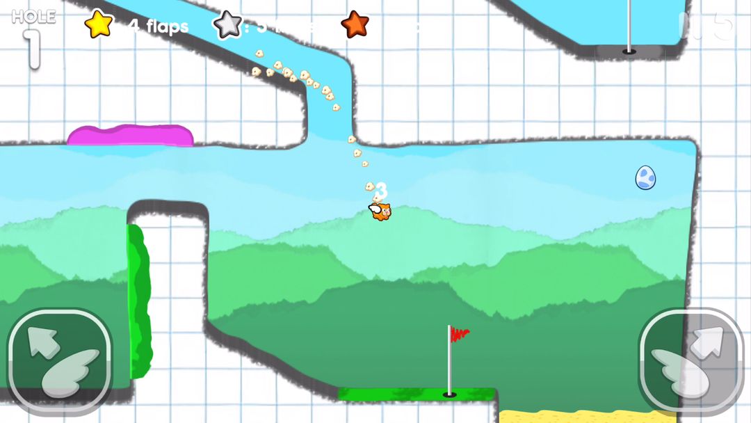Flappy Golf 2 screenshot game