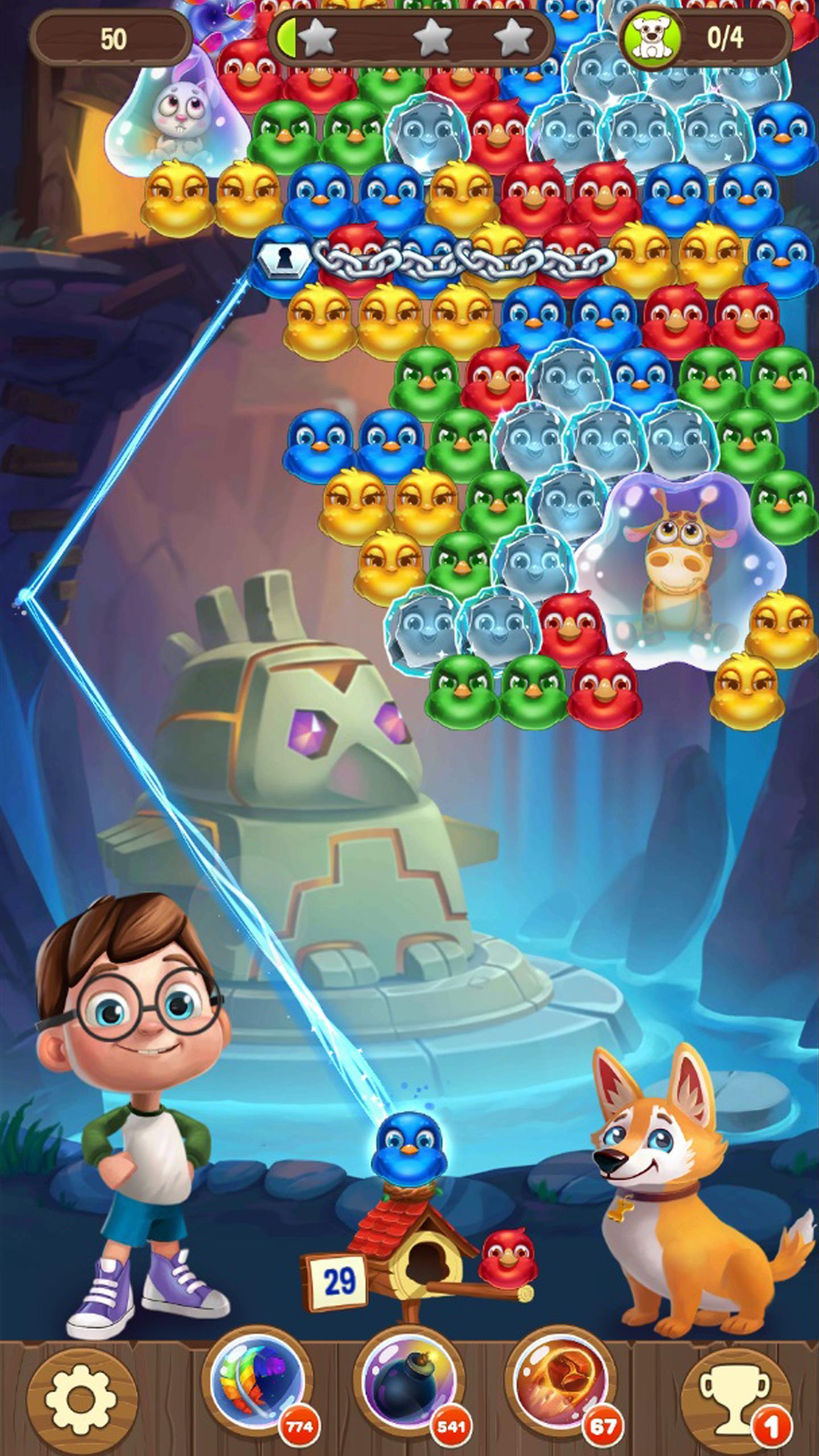 Bubble Birds V - Shooter 버블슈터 게임 스크린샷