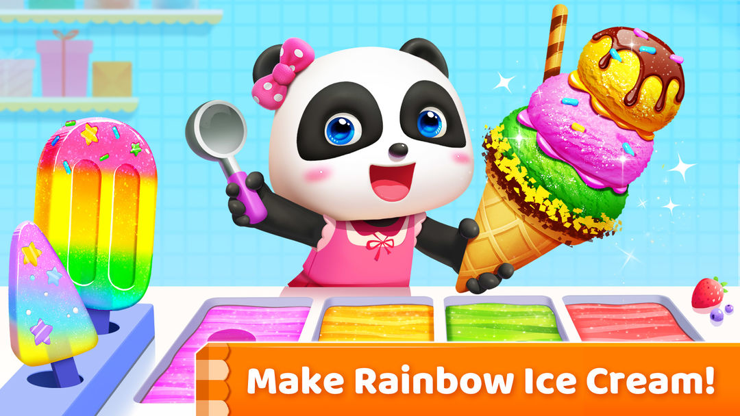 Little Panda's Ice Cream Games ภาพหน้าจอเกม