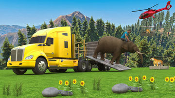 Animal Transport Truck Games Game Screenshot
