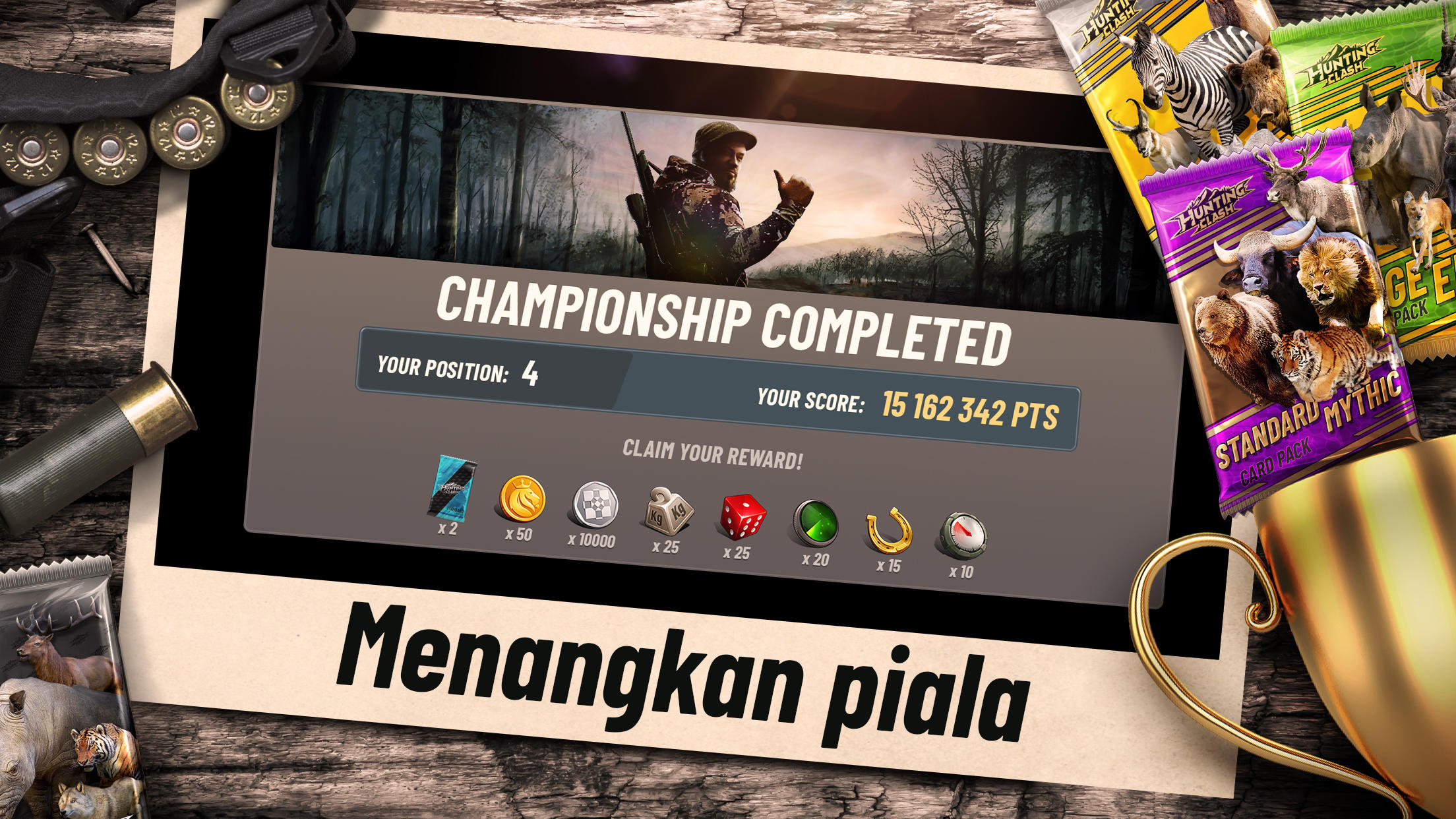 Cuplikan Layar Game Hunting Clash: Permainan Berburu Hewan 3D