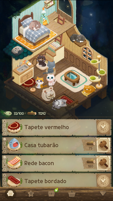 Captura de Tela do Jogo Secret Cat Forest
