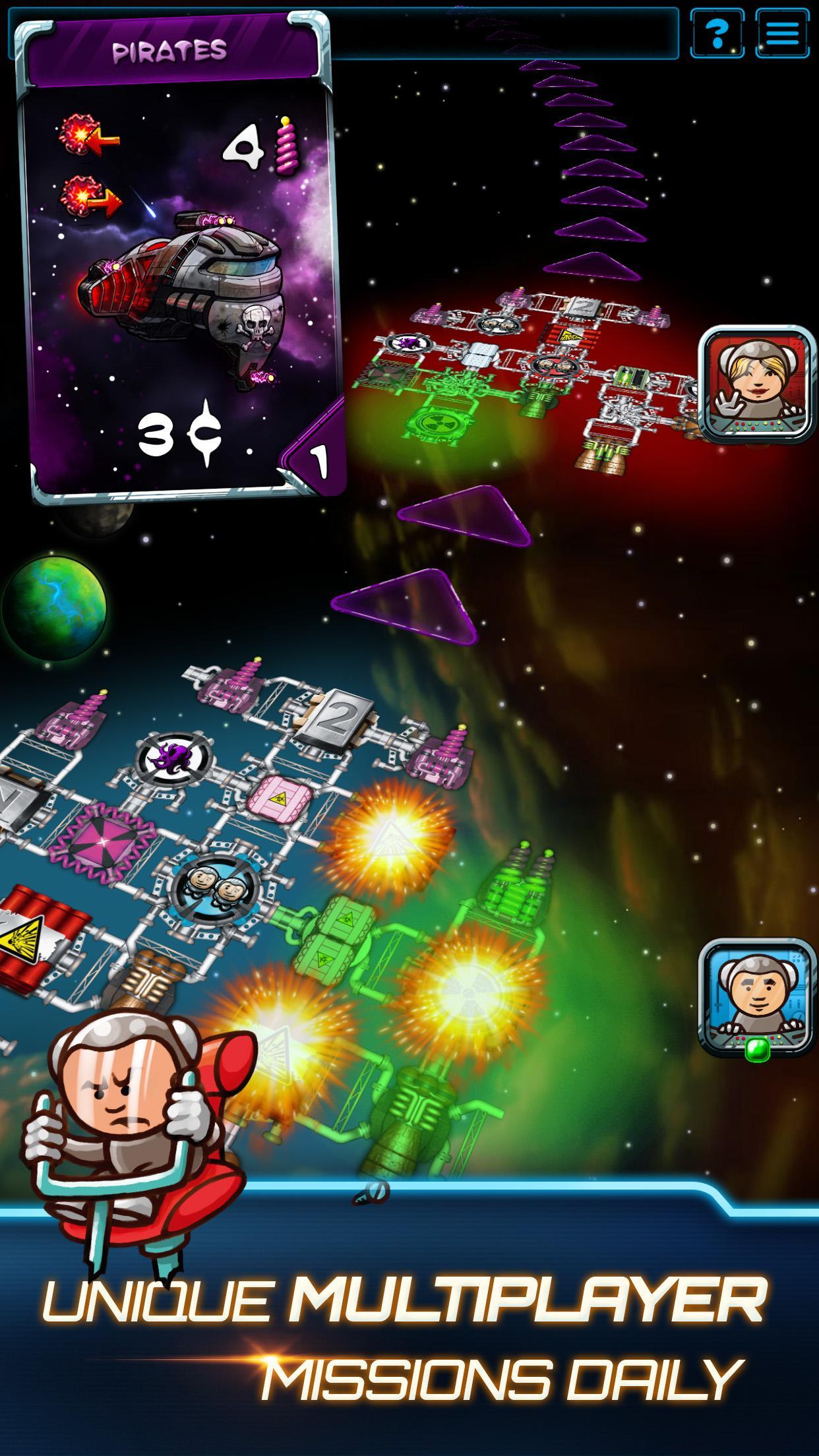 Screenshot of Galaxy Trucker