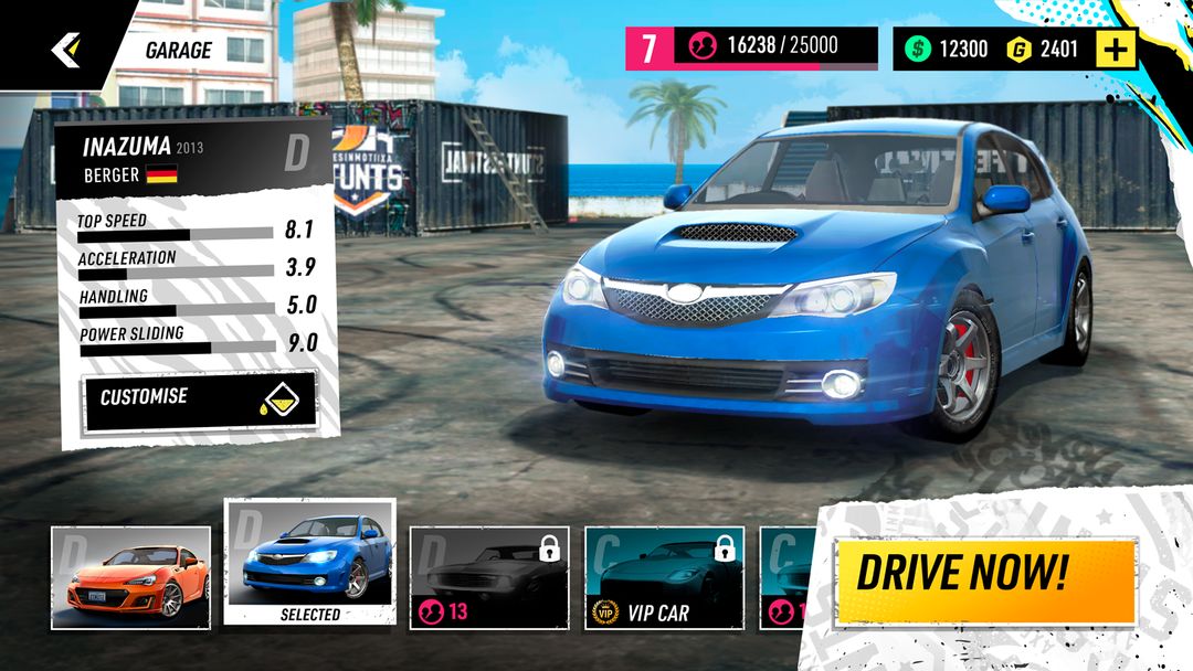 Screenshot of Car Stunt Races: Mega Ramps