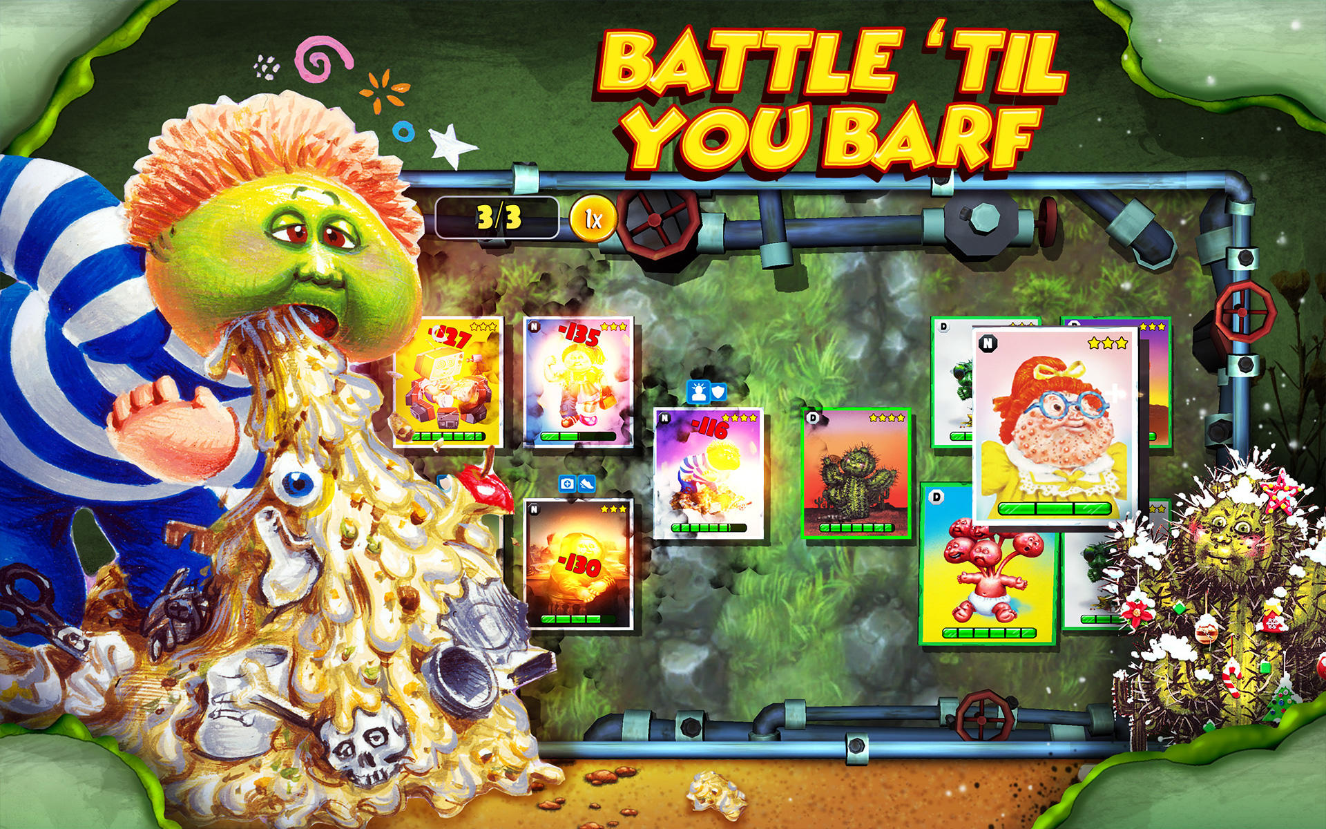 Garbage Pail Kids : The Game Game Screenshot