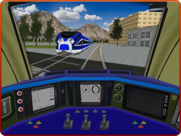 Скриншот игры Impossible Bullet Train Drive : Subway On Rails 3D