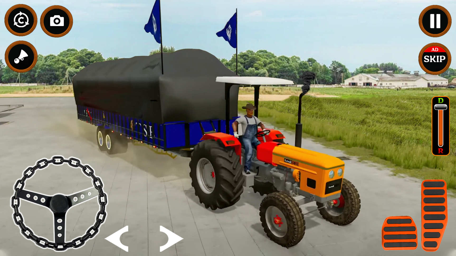Tractor Farming 3D Simulator Game Screenshot