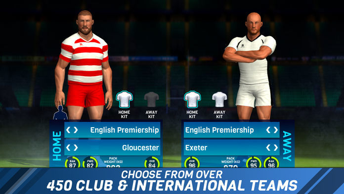 Screenshot of Rugby Nations 18