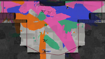 Cuplikan Layar Game Ninjas on Trampolines