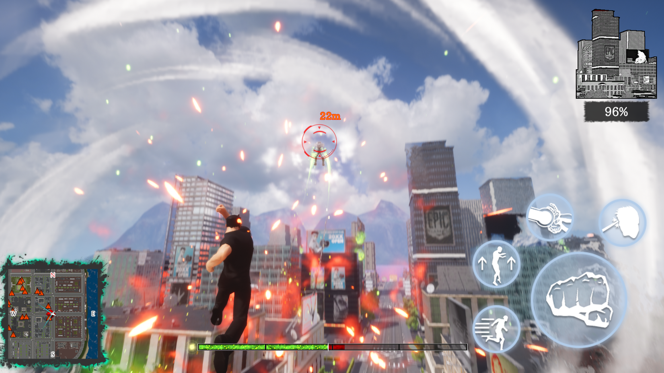 Undefeated Hero: Grand City 게임 스크린 샷