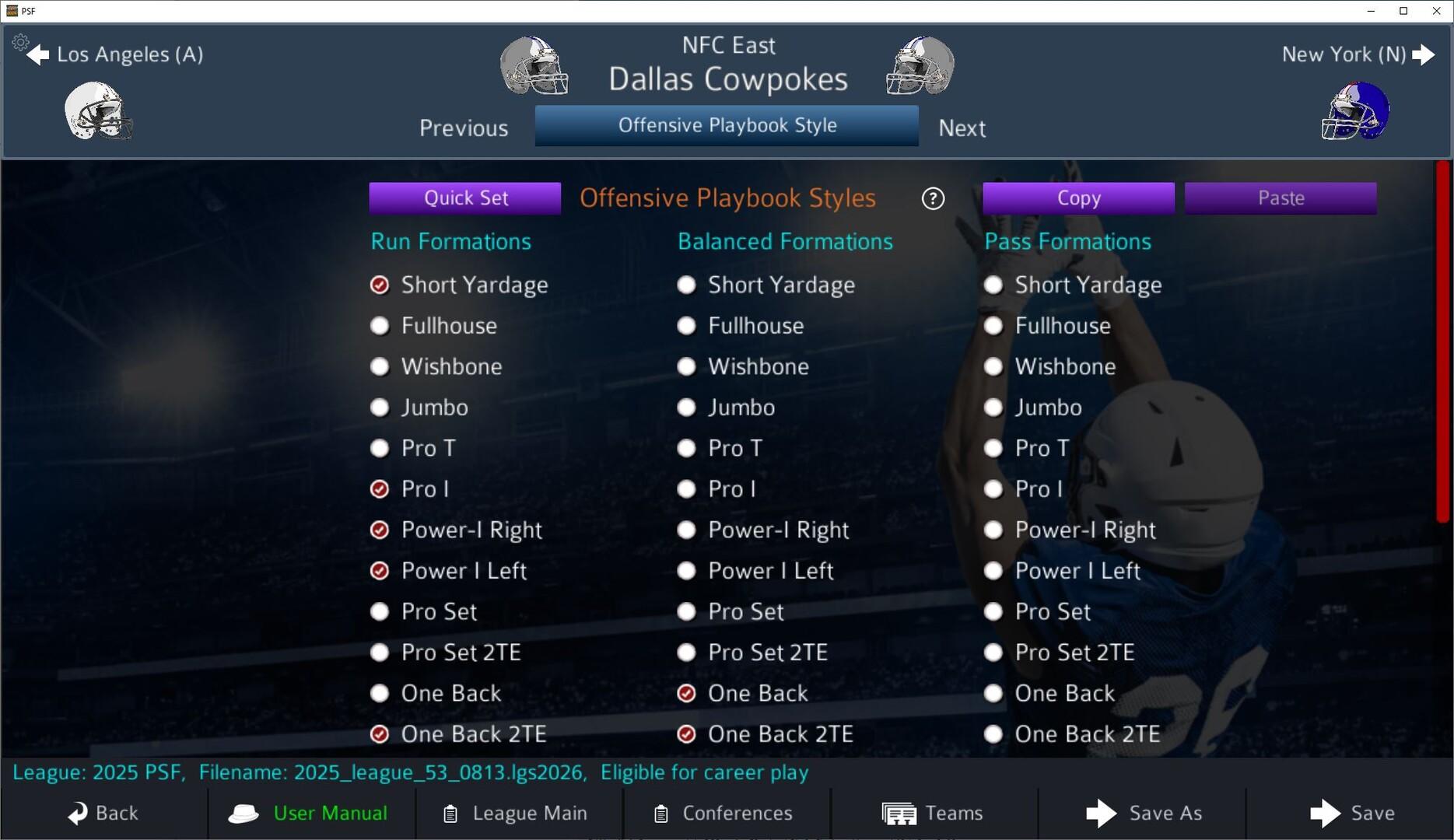 Pro Strategy Football 2026 Game Screenshot