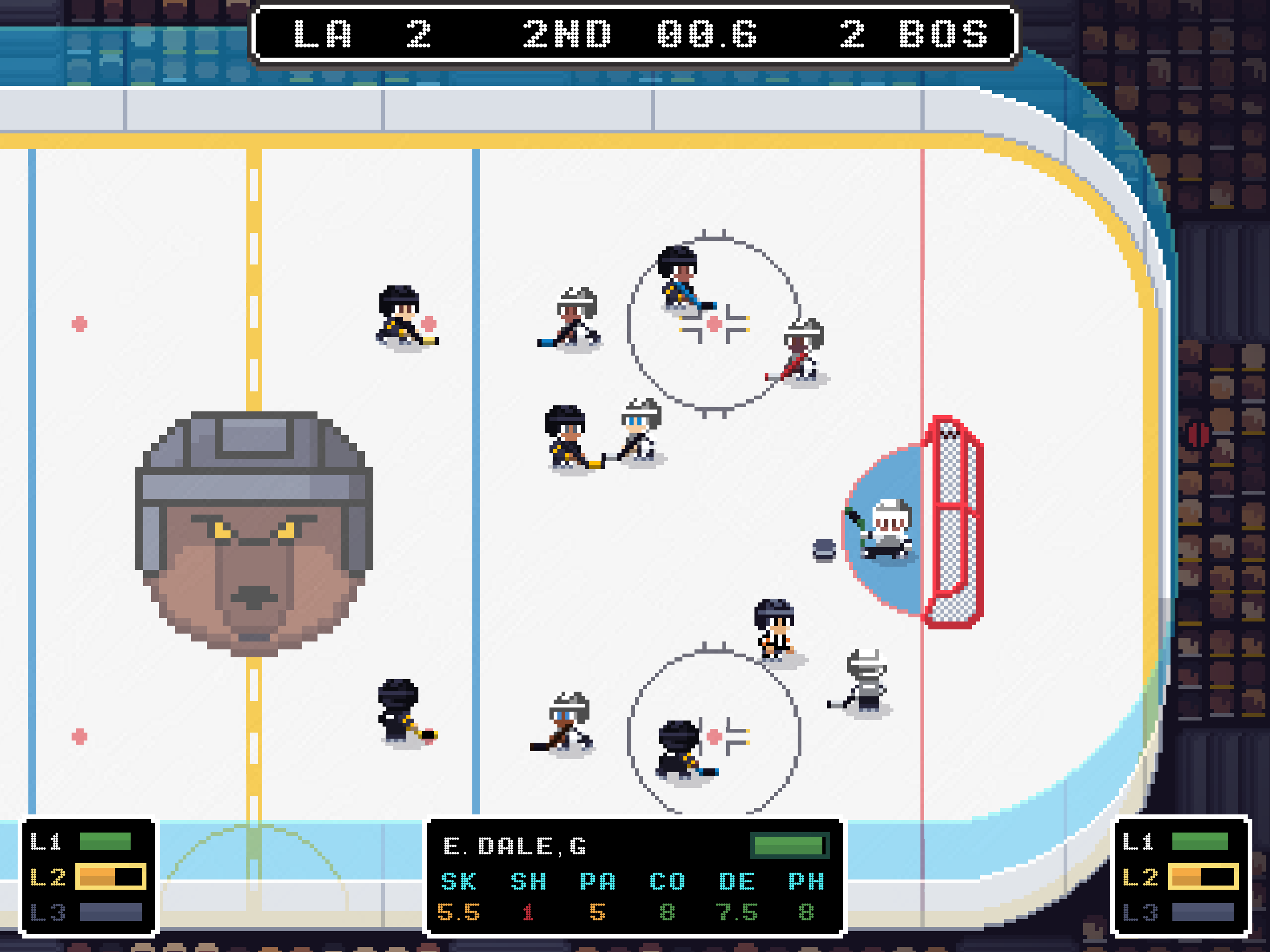 Screenshot of Ice League Hockey