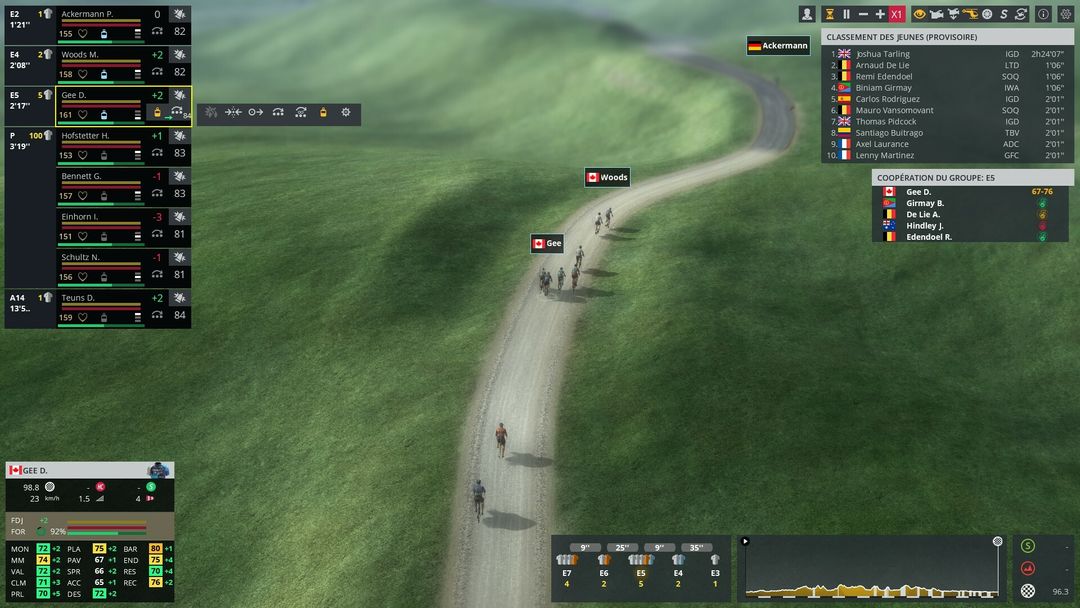 Screenshot of Pro Cycling Manager 2024