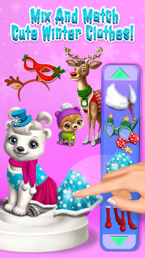 Christmas Animal Hair Salon 2 screenshot game