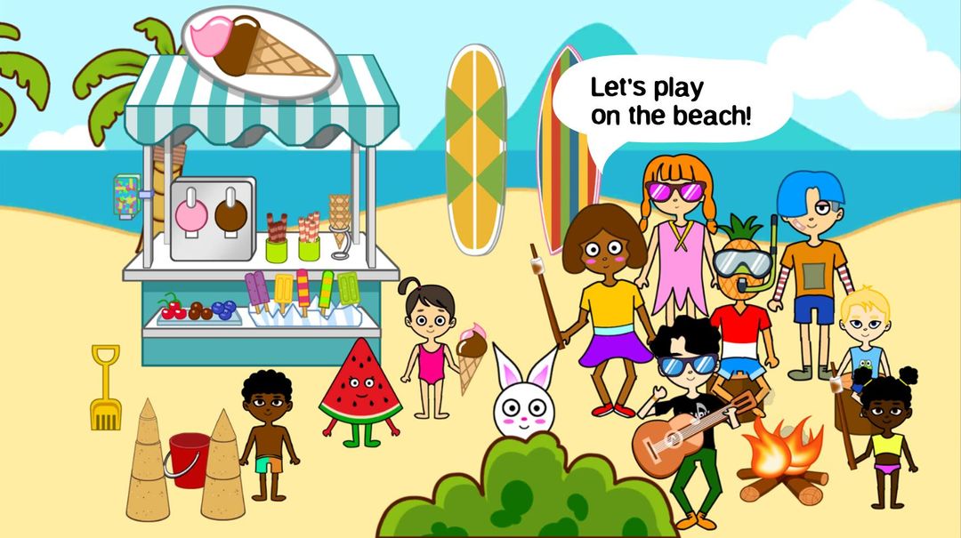 Picabu Vacation : Summer & Beach遊戲截圖