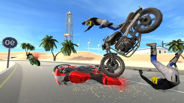 Screenshot 1 of Moto Extreme Racer 3D 0.3