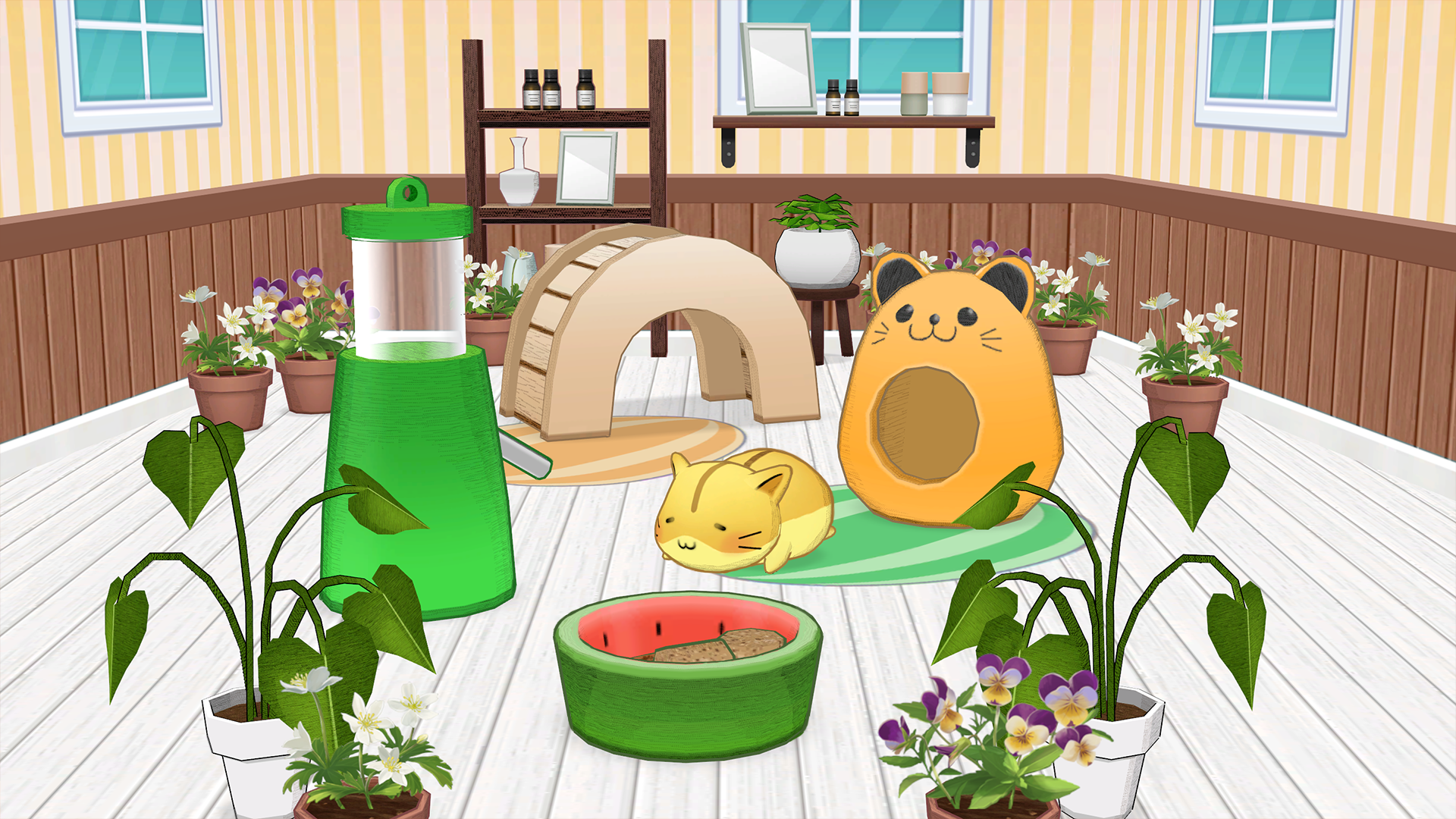 Скриншот игры Hamster Life match and home