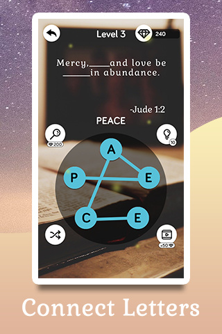 Bible Verse Puzzle Game Screenshot