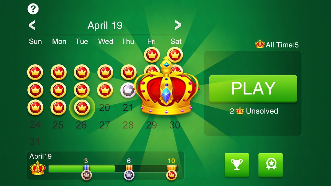 Solitaire: Daily Challenges ภาพหน้าจอเกม