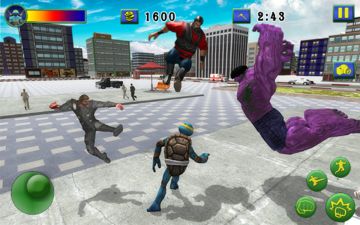Turtle Superhero Monster Warrior Game Screenshot