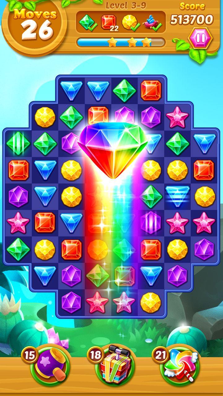 Jewels Track - Match 3 Puzzle Game Screenshot