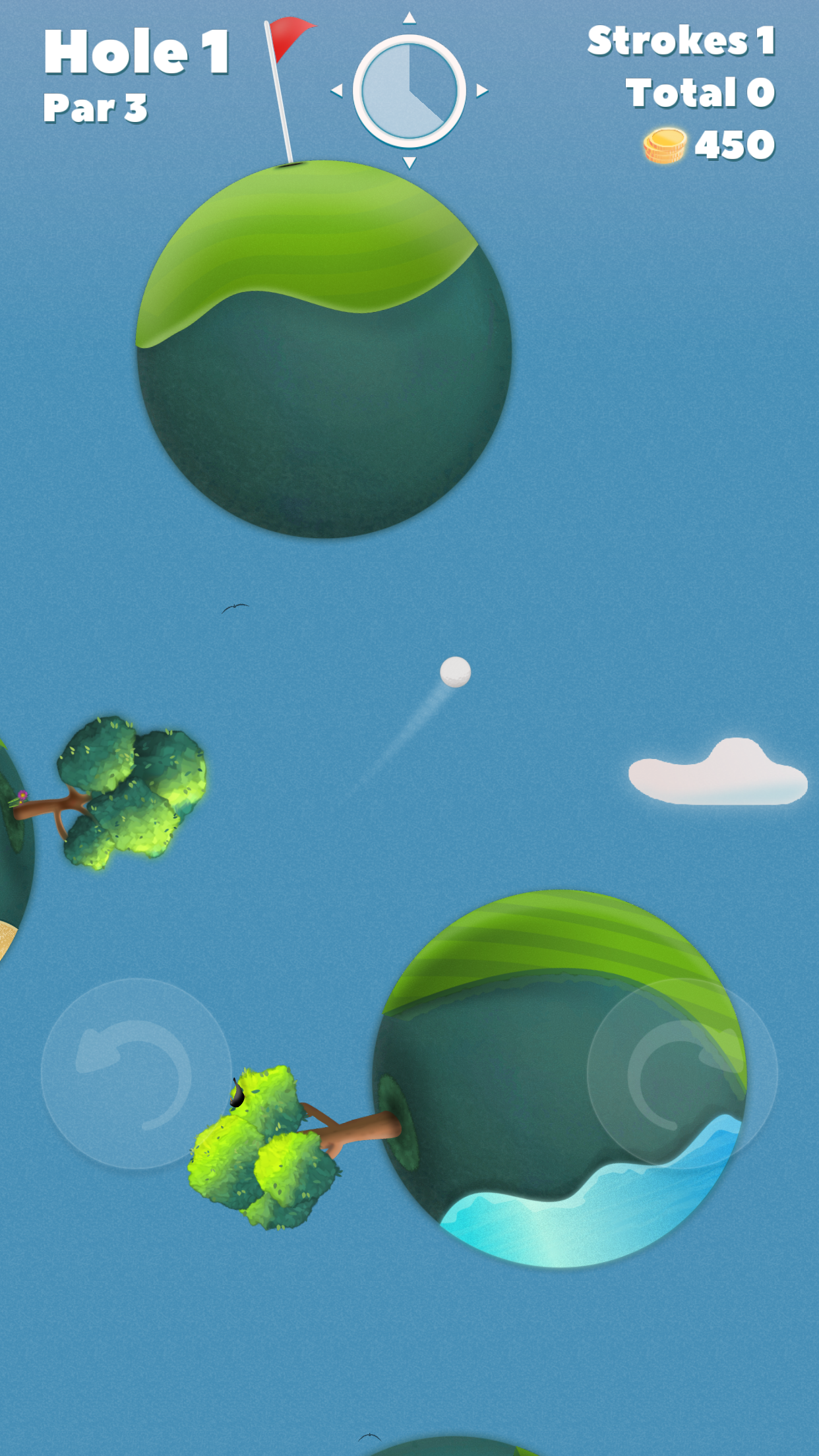 Golf Skies Game Screenshot