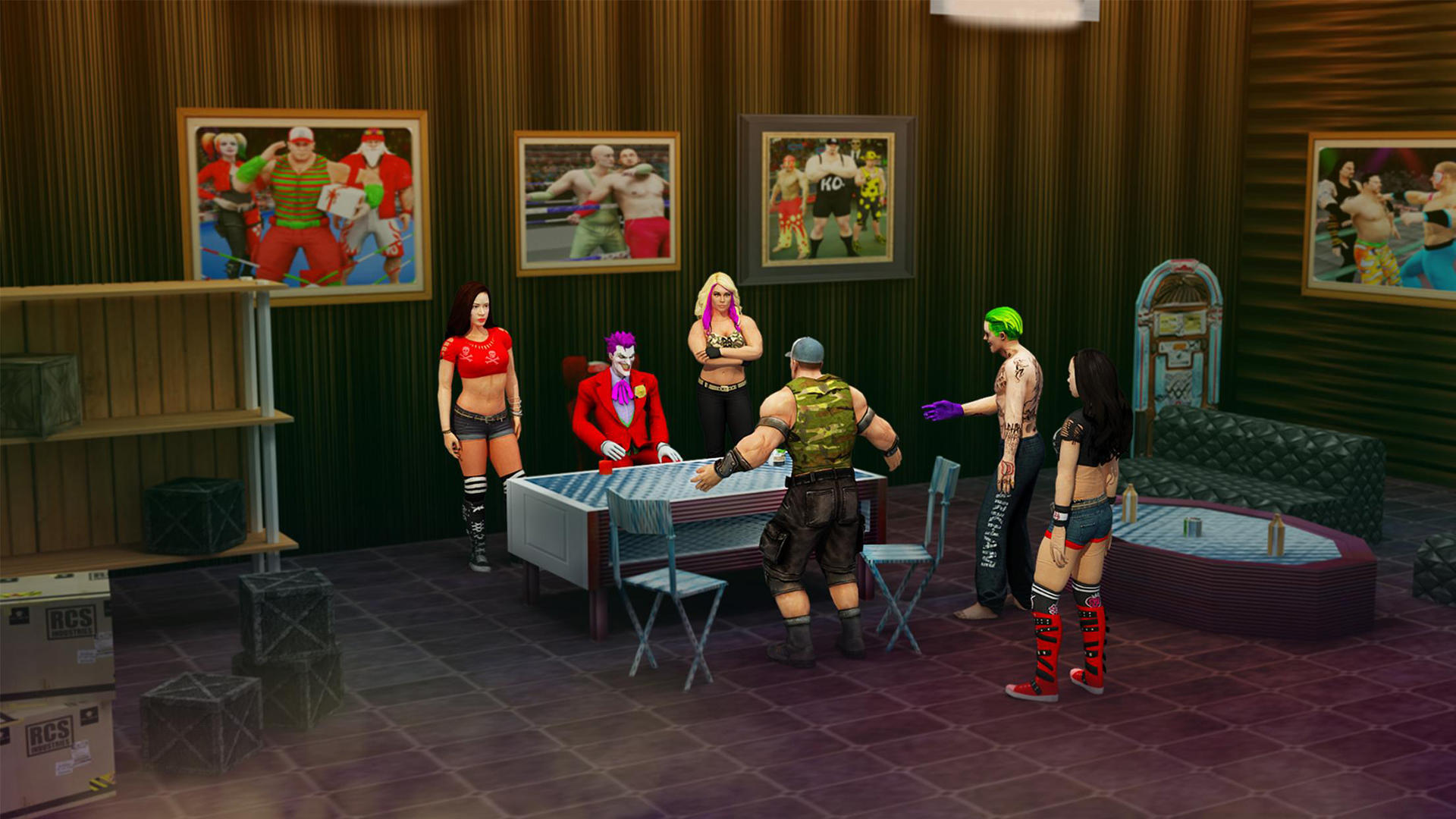 Beat Em Up Wrestling Game Game Screenshot