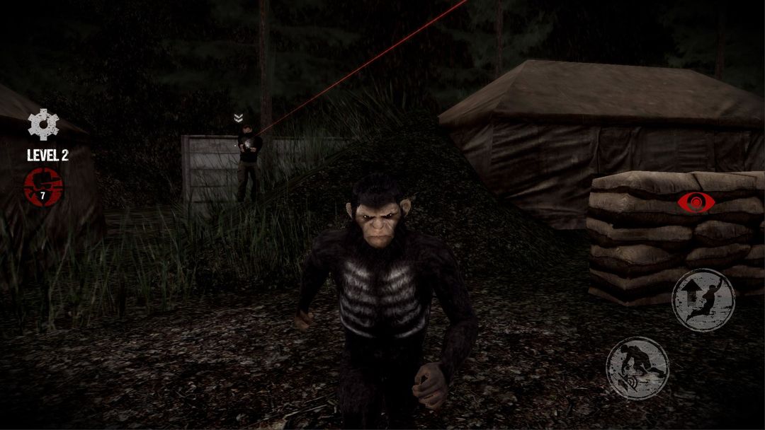 Ape Assassin 2 - Forest Hunter ภาพหน้าจอเกม